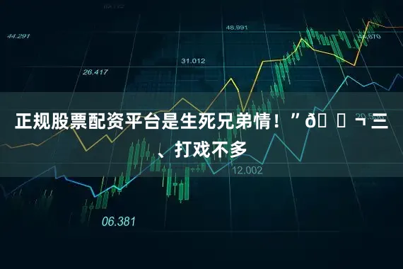 正规股票配资平台是生死兄弟情！”🎬 三、打戏不多