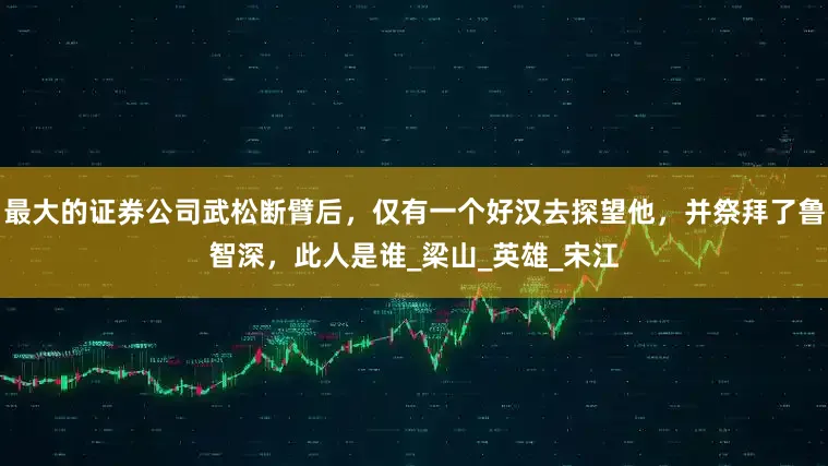 最大的证券公司武松断臂后，仅有一个好汉去探望他，并祭拜了鲁智深，此人是谁_梁山_英雄_宋江